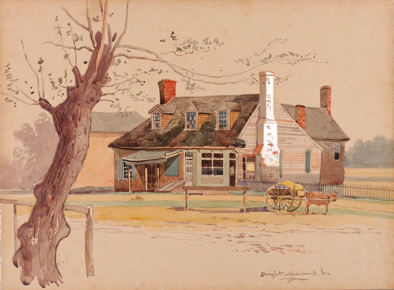 Oficina de Correos de Williamsburg, ca. 1890 de Dwight Williams