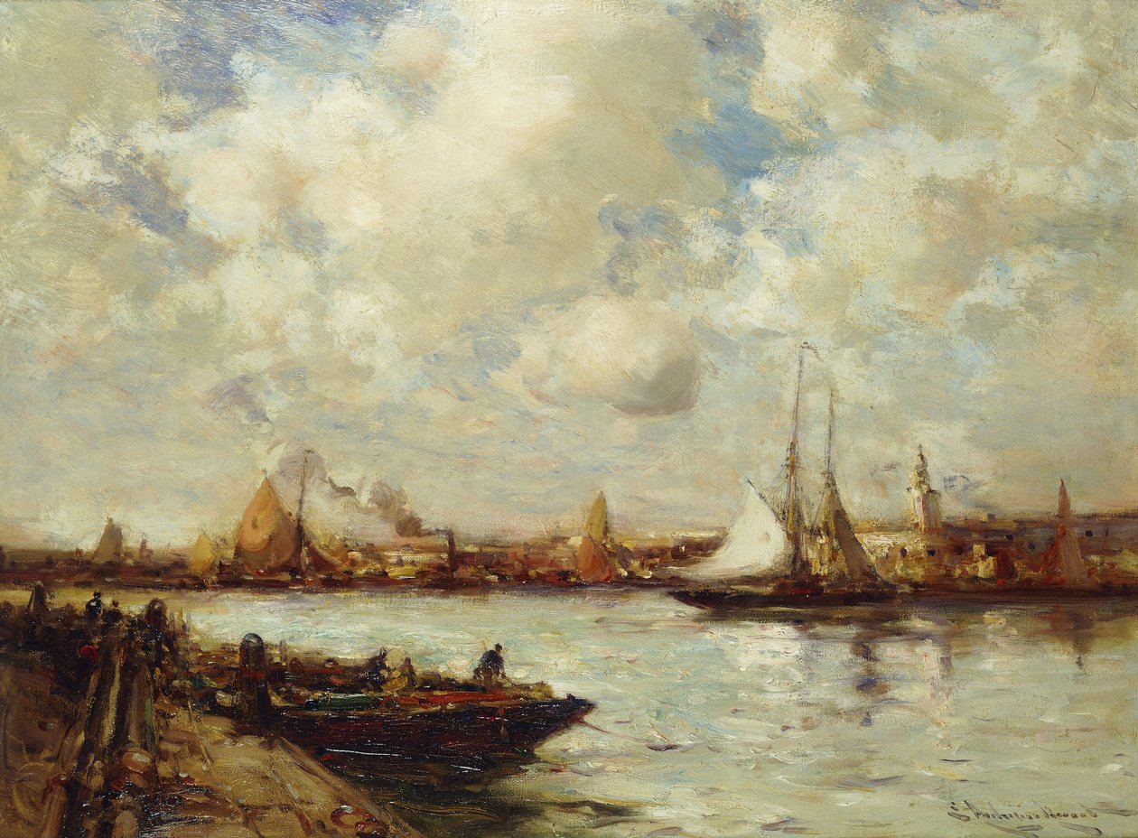 El puerto, Southampton de E. Aubrey Hunt