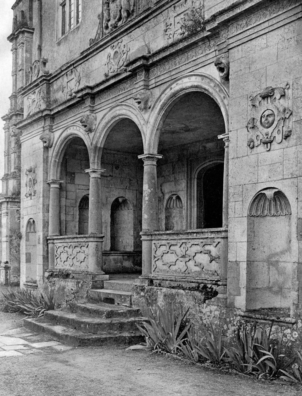 La logia, Cranborne Manor House, Dorset, 1924-1926 de E. Bastard