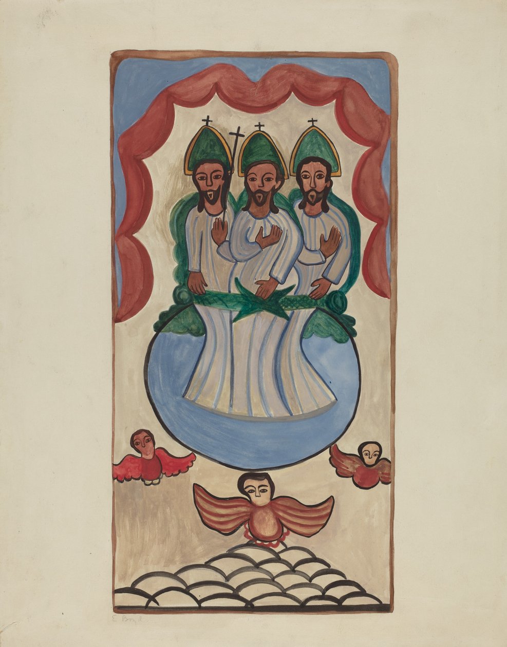 Retablo de la Trinidad, c. 1936 de E. Boyd
