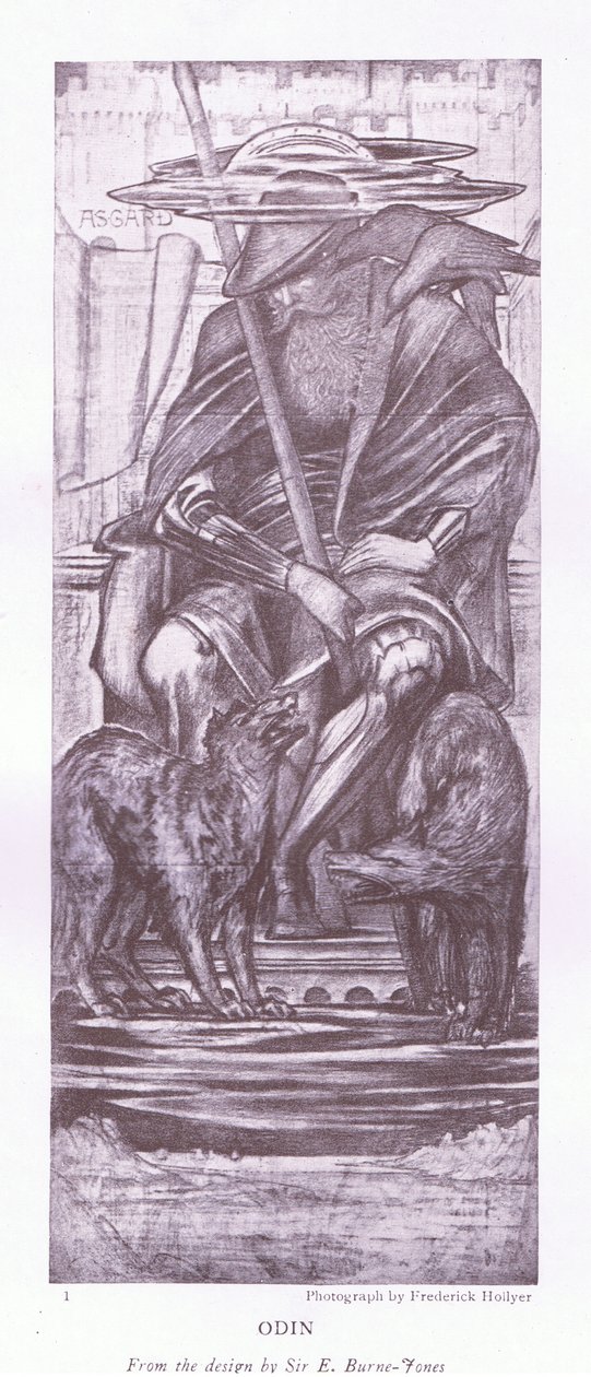 Odín (diseño de E Burne Jones) de E. Burne Jones
