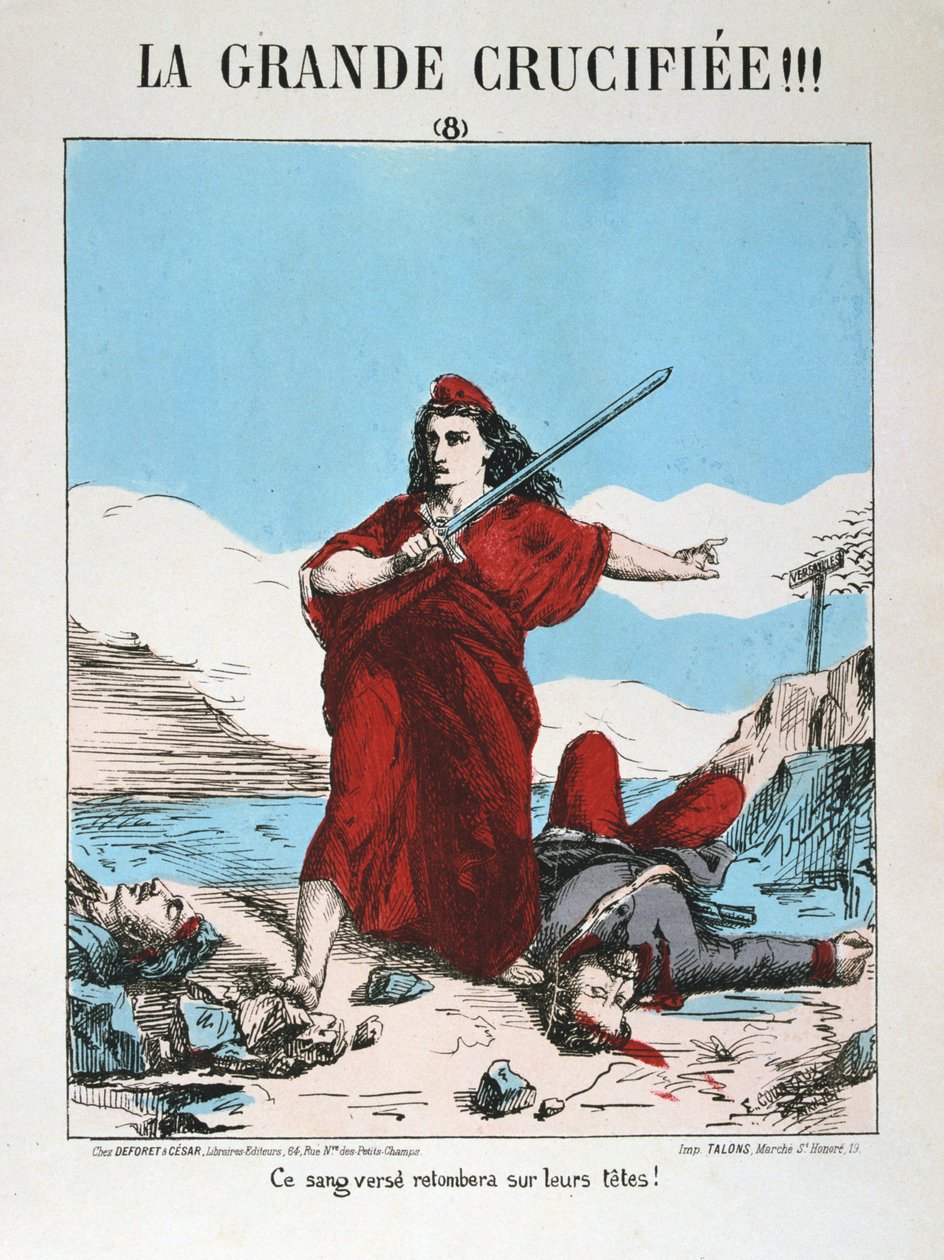 Alegoría de la Francia republicana de E. Courtaux