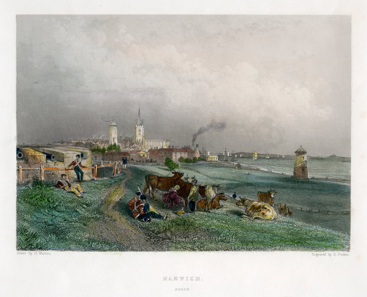 Harwich, Essex de E. Finden
