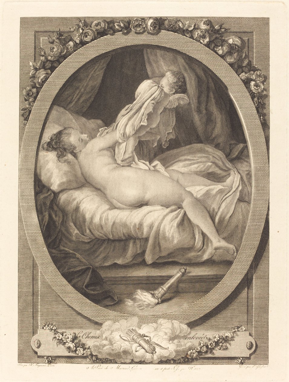 La camisa quitada de E. Guersant after Jean Honoré Fragonard