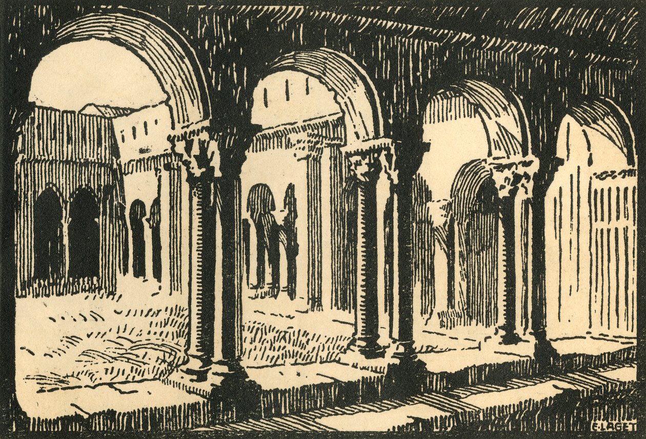 Claustro de la Iglesia de St-Trophime de E Laget
