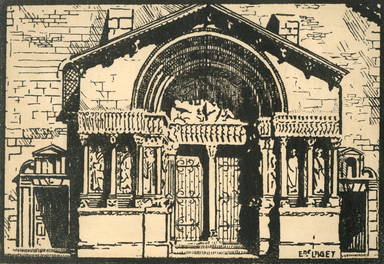 El Portal de la Iglesia de St-Trophime de E Laget