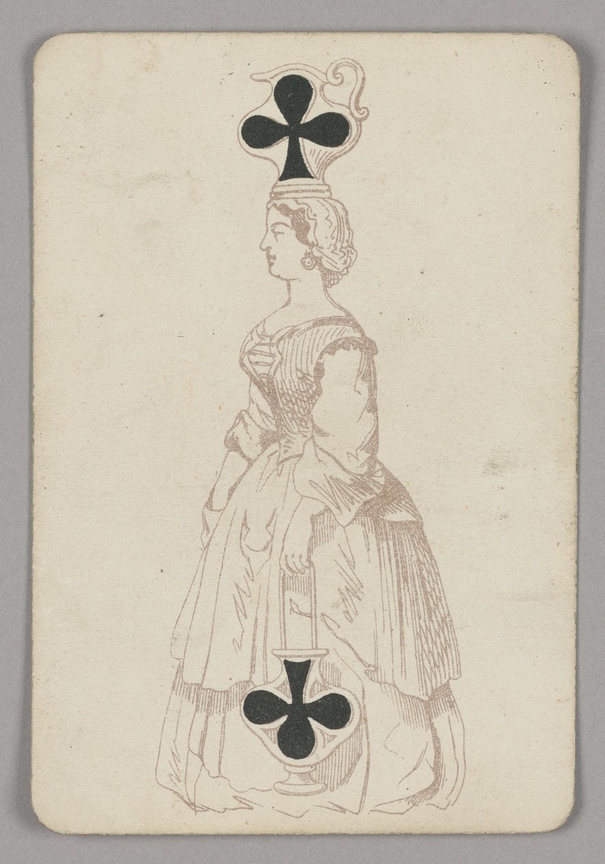 Dos de tréboles de E. Le Tellier
