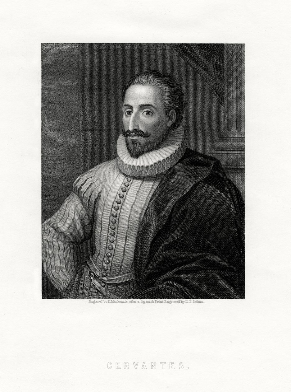 Miguel de Cervantes, novelista, poeta y dramaturgo español, siglo XIX de E. Mackenzie