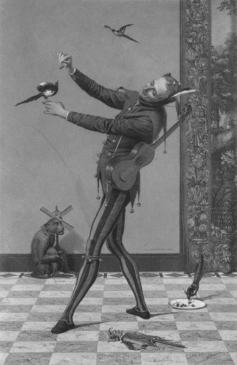 El bufón, 1869 de E. Mohn