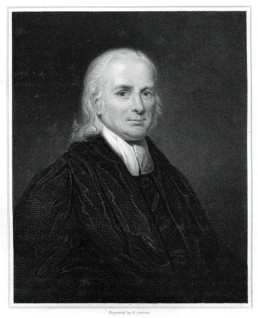 Christian Friedrich Schwarz, misionero protestante alemán en India, 1834 de E. Scriven