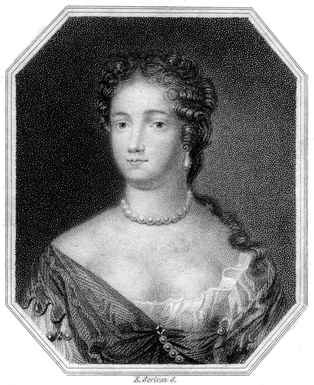Lucy Barlow, también conocida como Waters, 1810 de E. Scriven