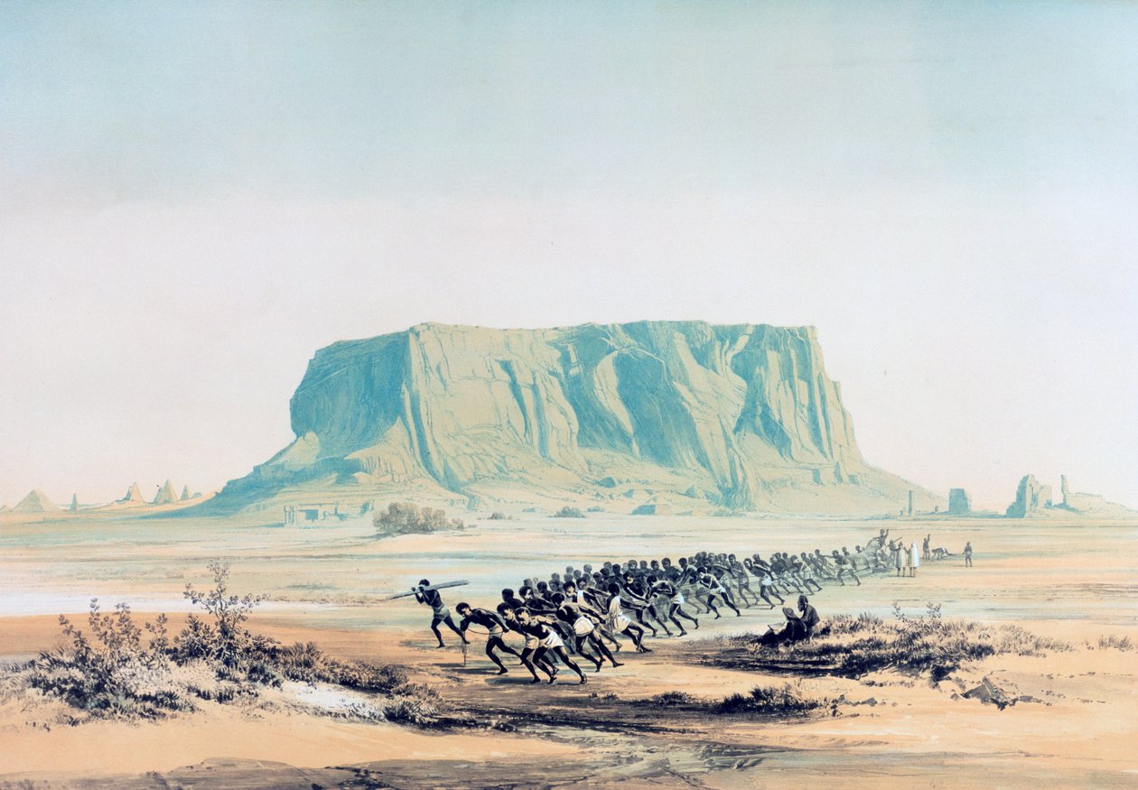 Vista del Monte Barkal, Sudán de E Weidenbach