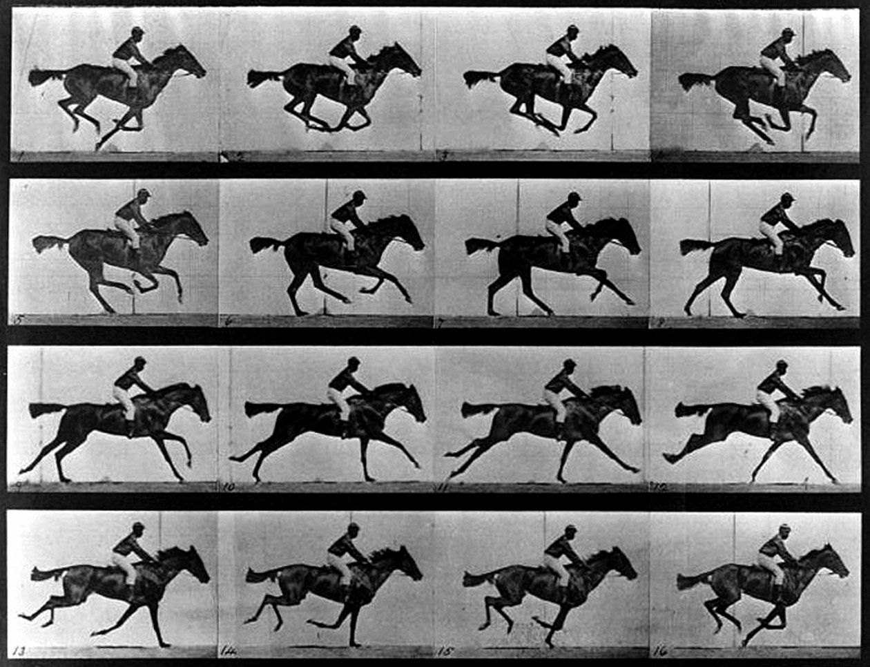 Una fotografía secuencial de Eadweard Muybridge
