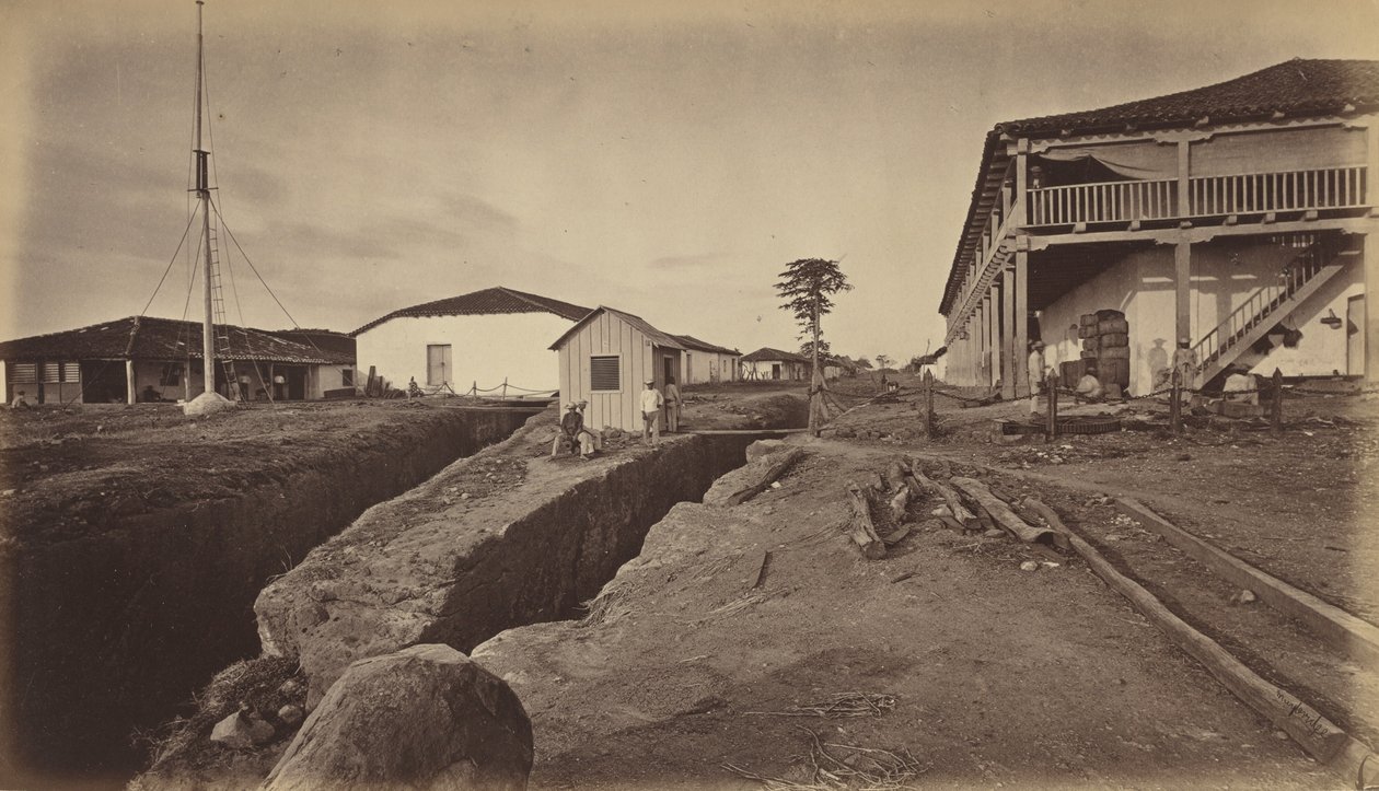 Acajutla, 1877 de Eadweard Muybridge