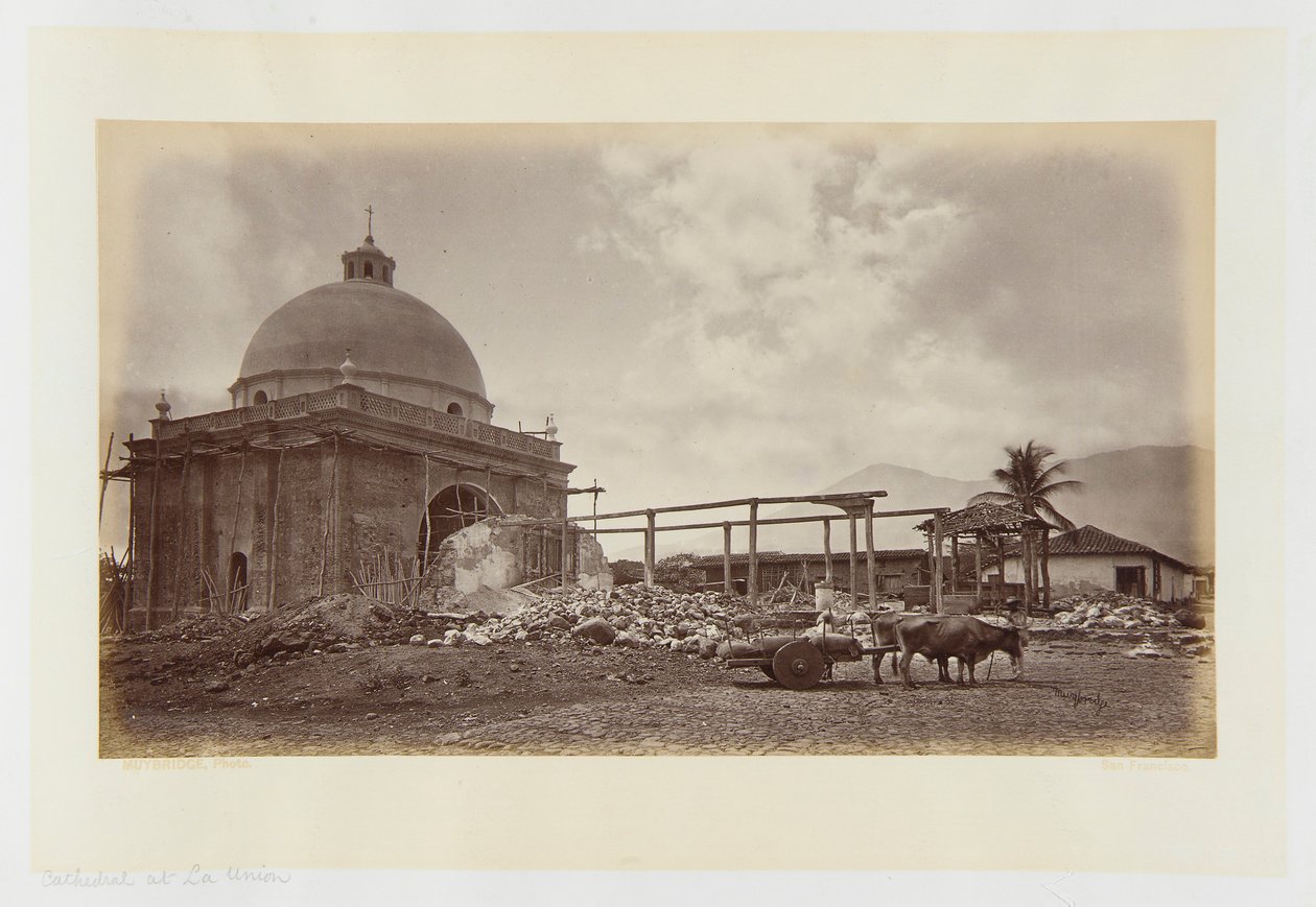 Catedral de La Unión, El Salvador de Eadweard Muybridge