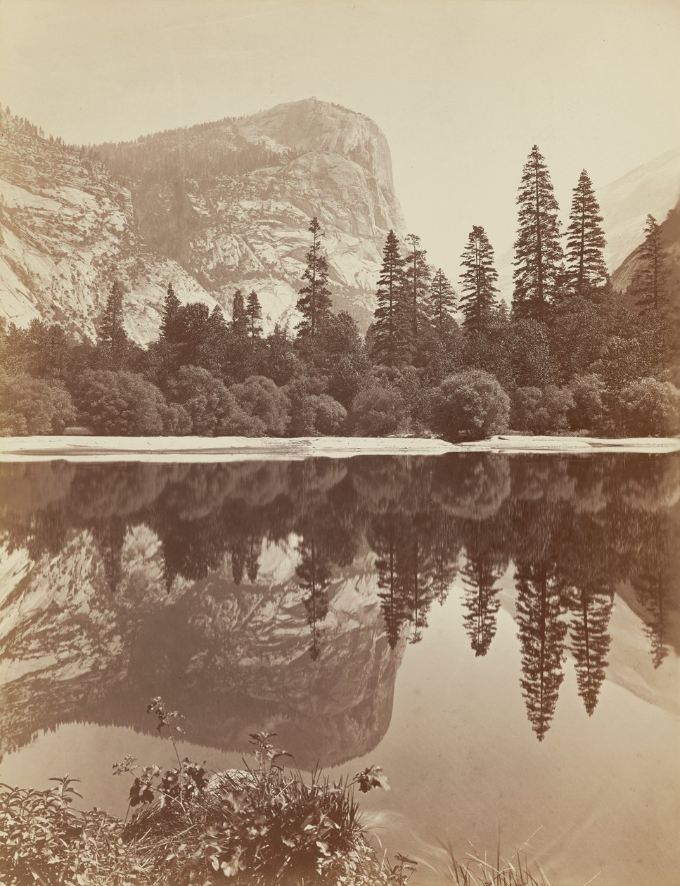 Mirror Lake, Yosemite Valley,1872 (foto) de Eadweard Muybridge