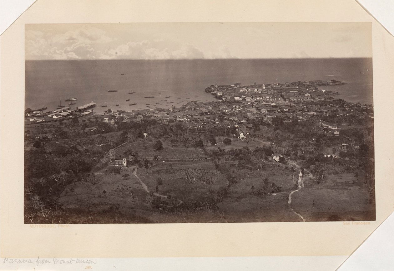 Panamá desde el Monte Ancón de Eadweard Muybridge