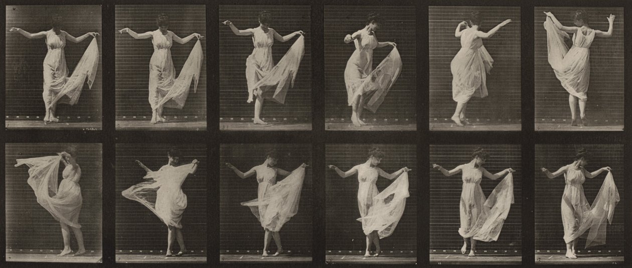 Lámina número 187. Baile (de fantasía) de Eadweard Muybridge