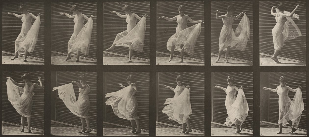 Lámina número 189. Baile (de fantasía) de Eadweard Muybridge