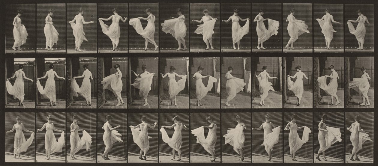 Lámina número 192. Baile (elegante) de Eadweard Muybridge