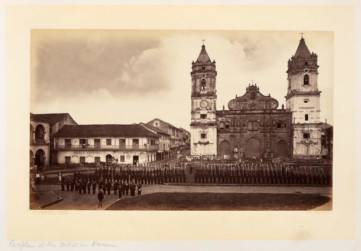Recepción del artista en Panamá de Eadweard Muybridge