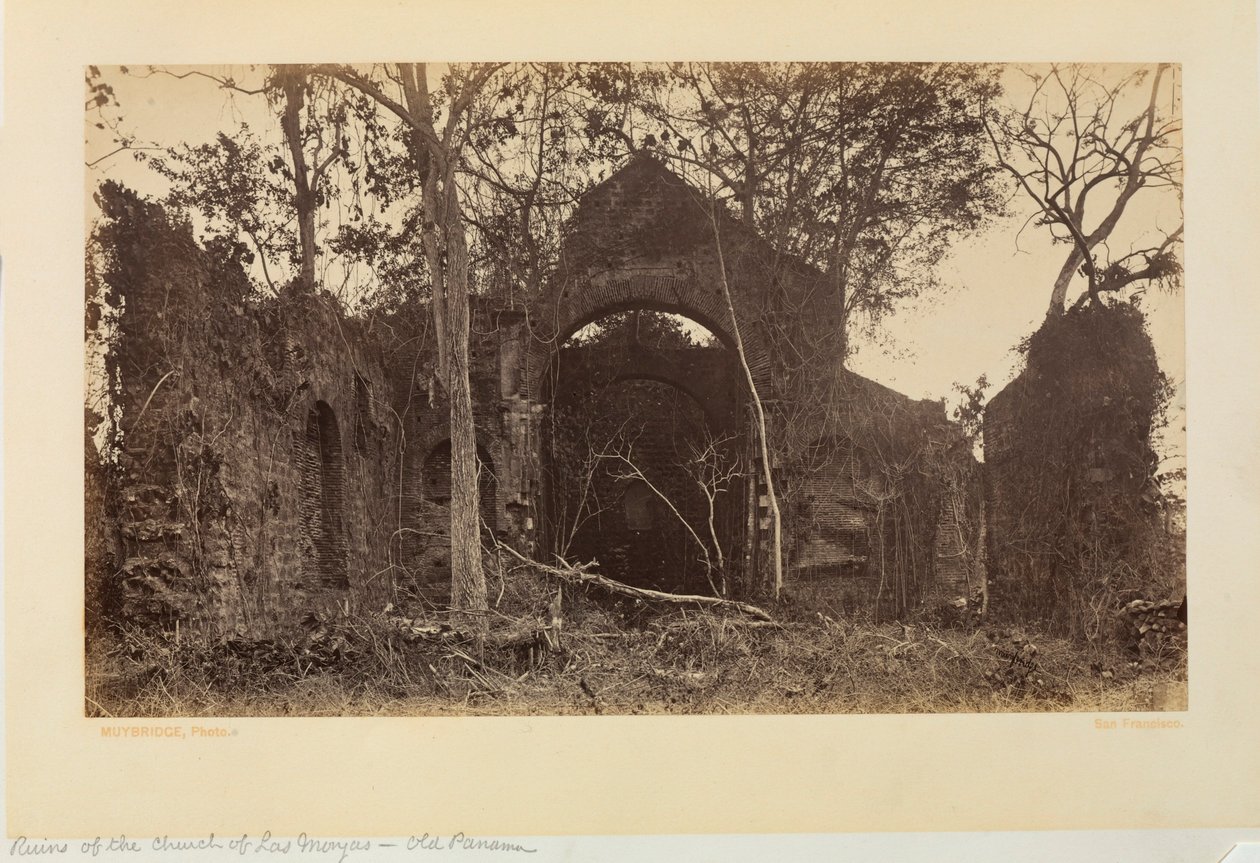 Ruinas de la Iglesia de Las Monjas, Panamá Viejo de Eadweard Muybridge