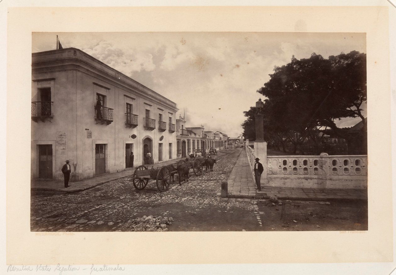 Legación de Estados Unidos, Guatemala de Eadweard Muybridge