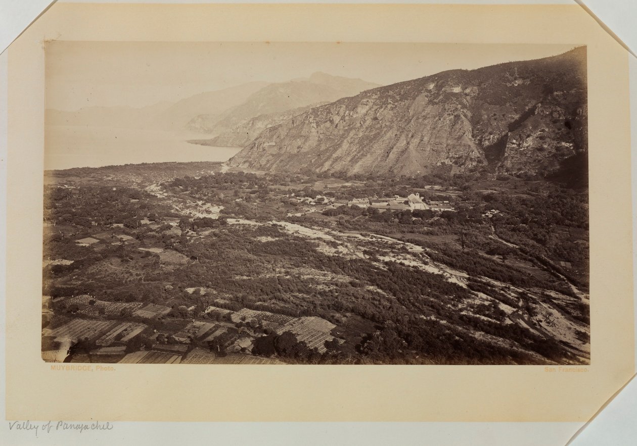 Valle de Panagachel, Guatemala de Eadweard Muybridge