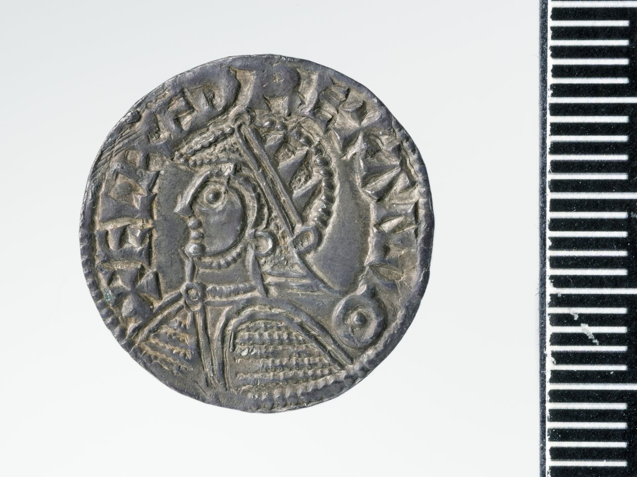 Penny de Æthelred II, ceca de Londres, 978 (plata) de Ealdgar Ealdgar