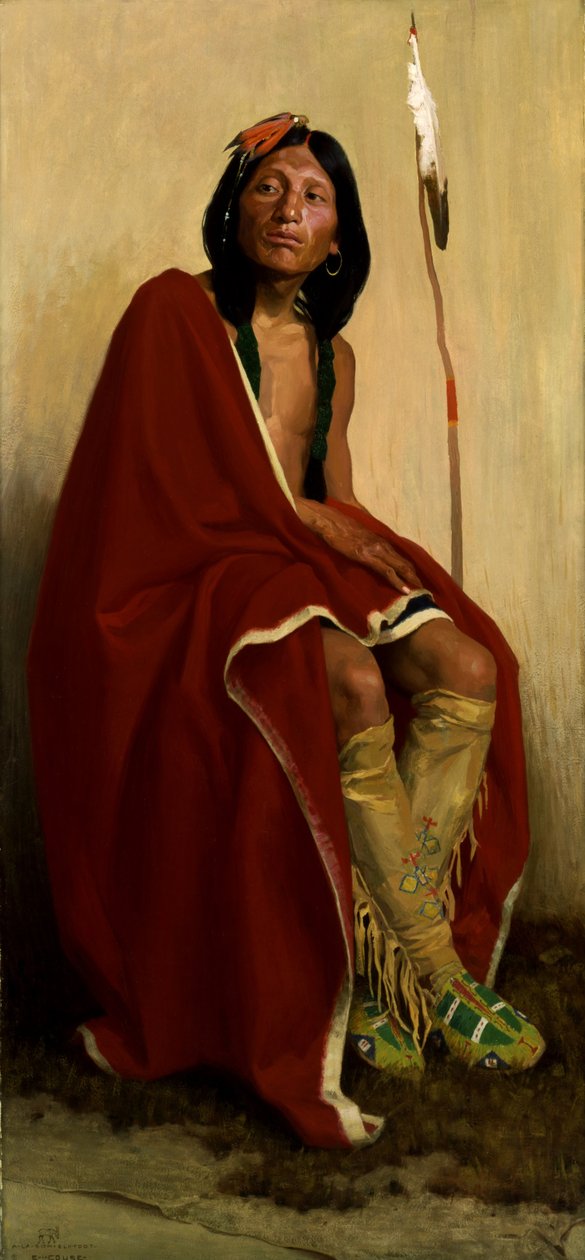 Pie de Alce de la Tribu Taos de Eanger Irving Couse