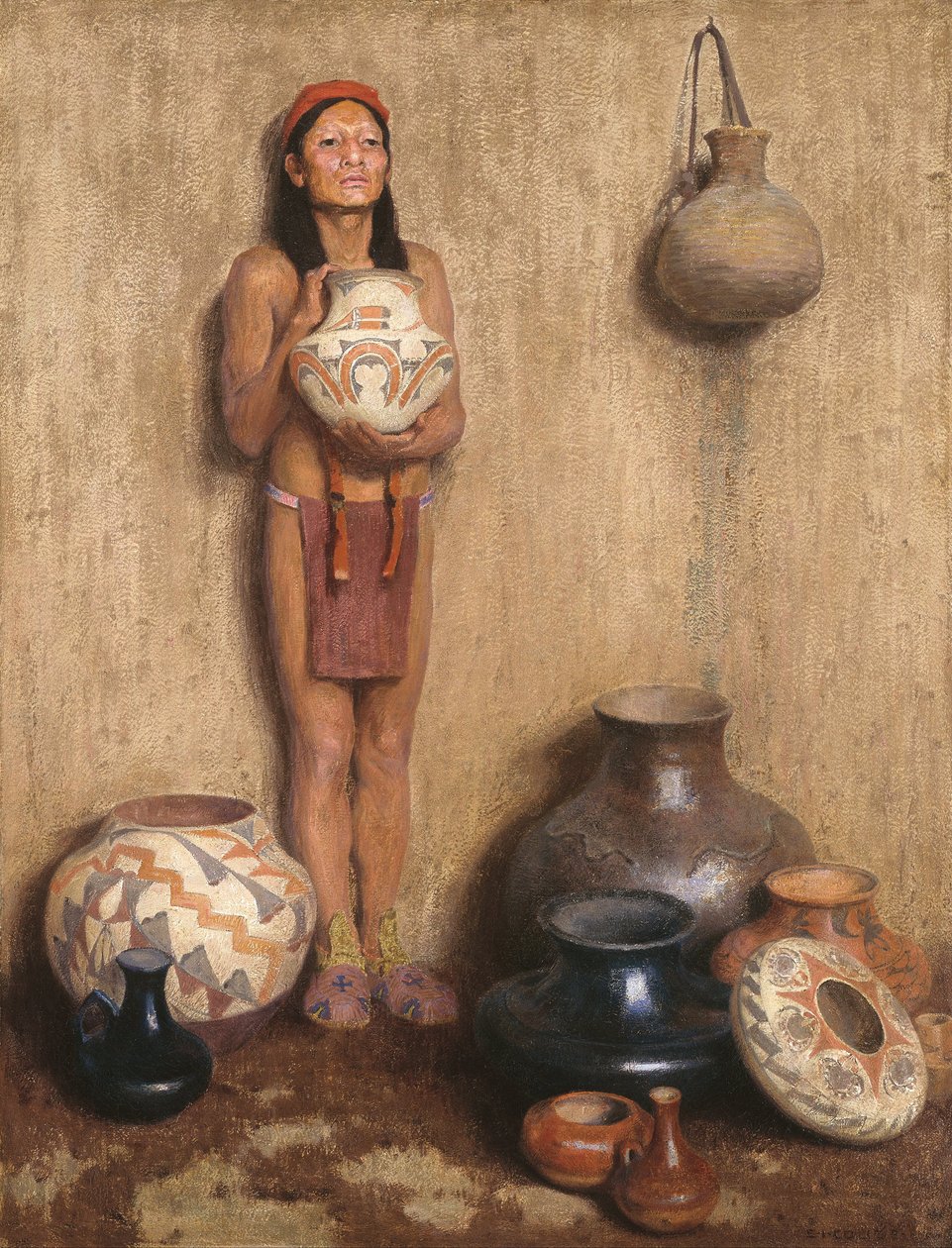 Vendedor de Cerámica de Eanger Irving Couse