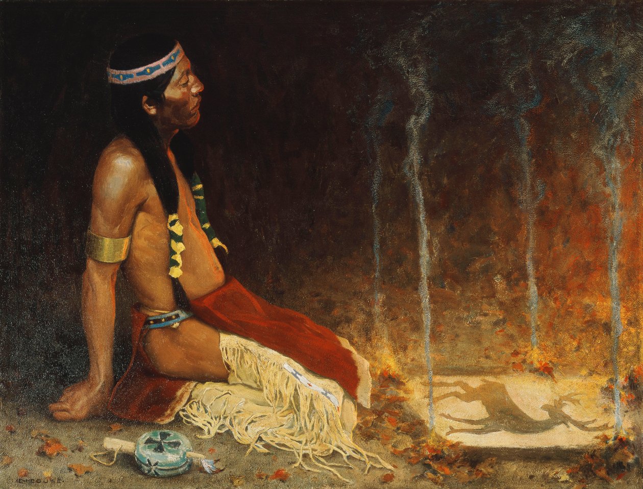 El Conjurador de Eanger Irving Couse