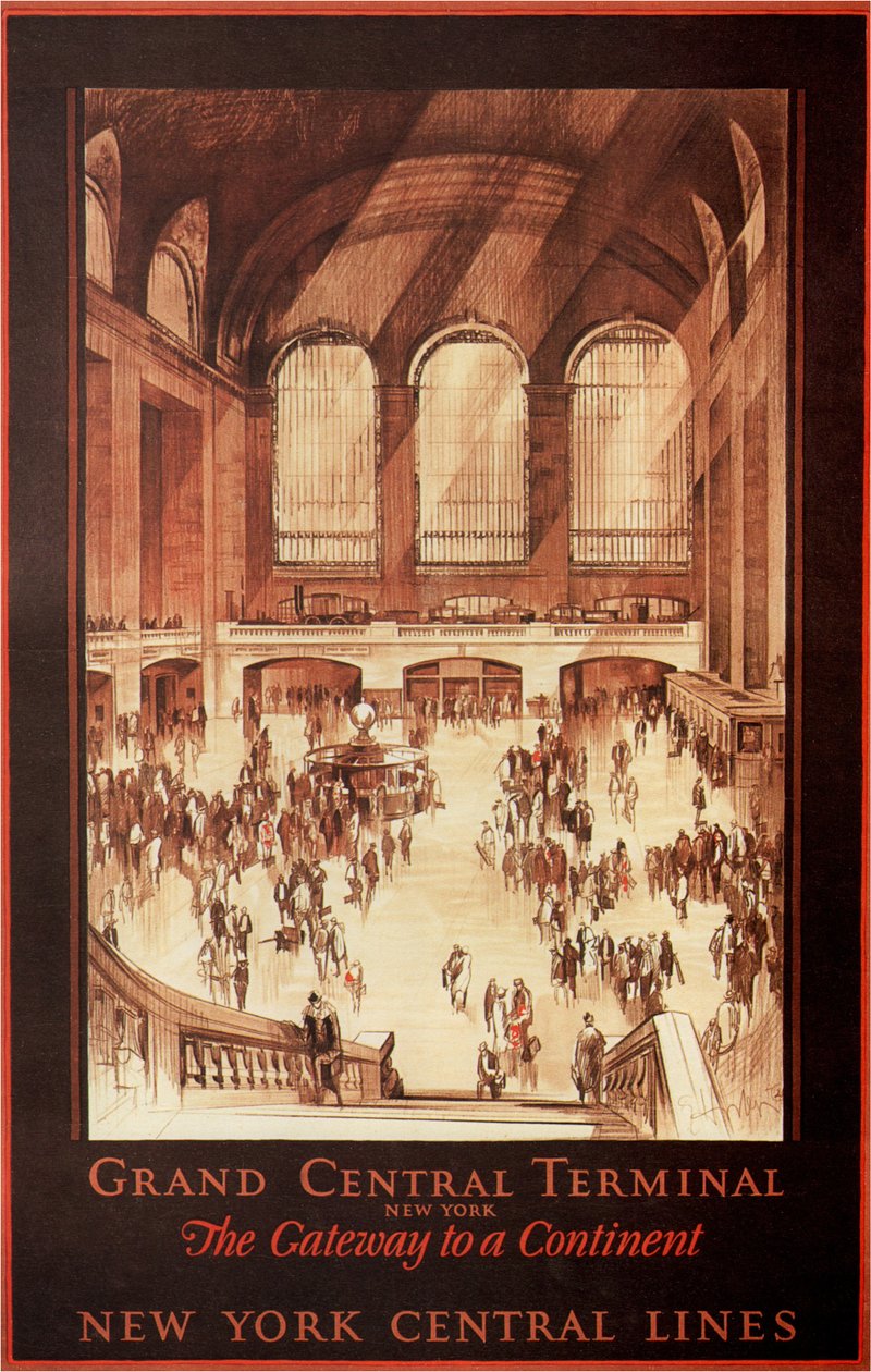 Grand Central Terminal, Nueva York, 1927 de Earl Horter