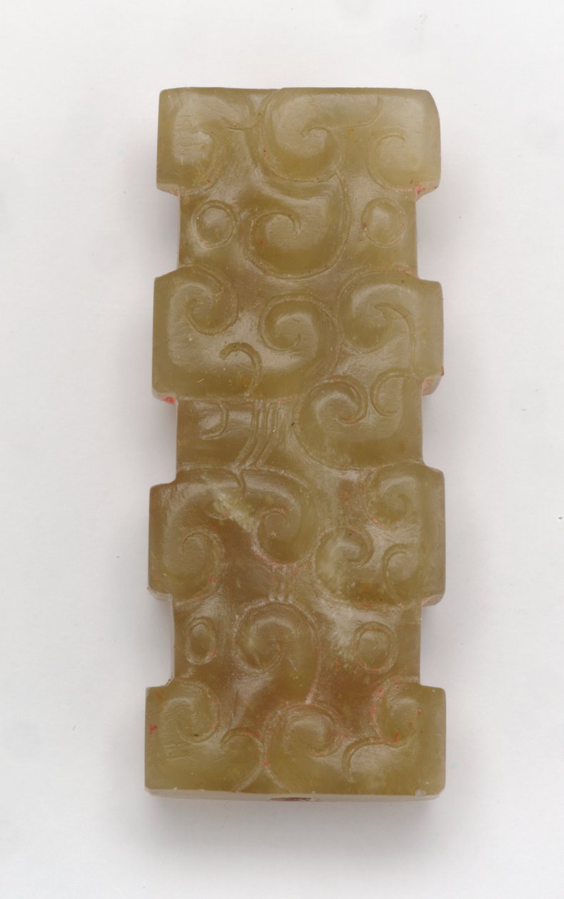 Colgante rectangular de Eastern Zhou Dynasty Chinese School
