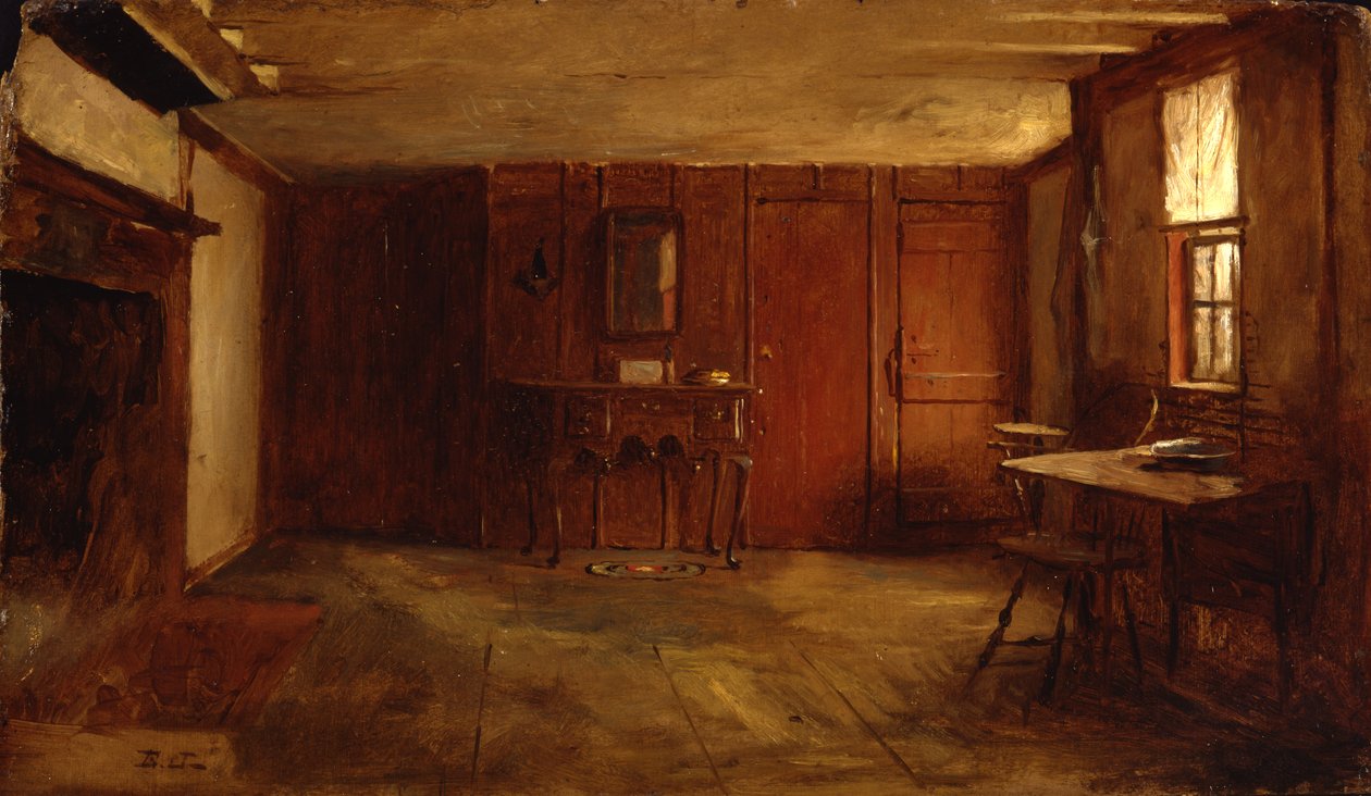 El otro lado de la cocina de Susan Ray, Nantucket, c.1875 de Eastman Johnson