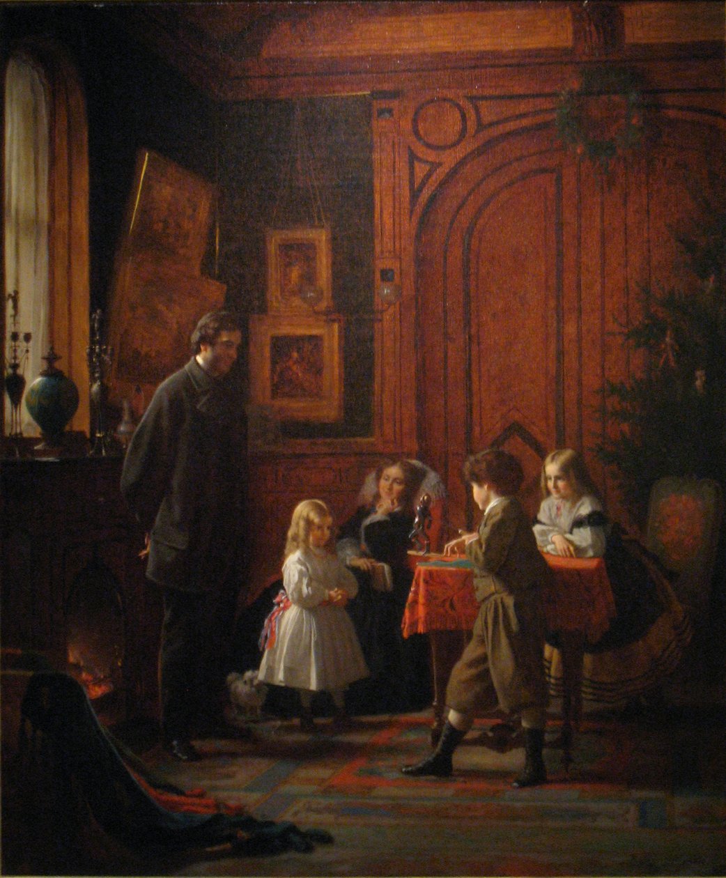 Navidad, La Familia Blodgett de Eastman Johnson