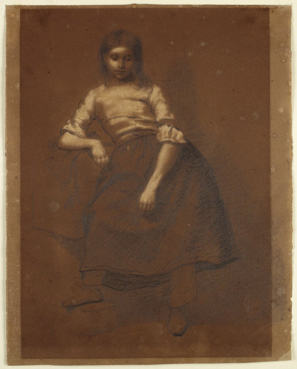 Joven campesina holandesa de Eastman Johnson