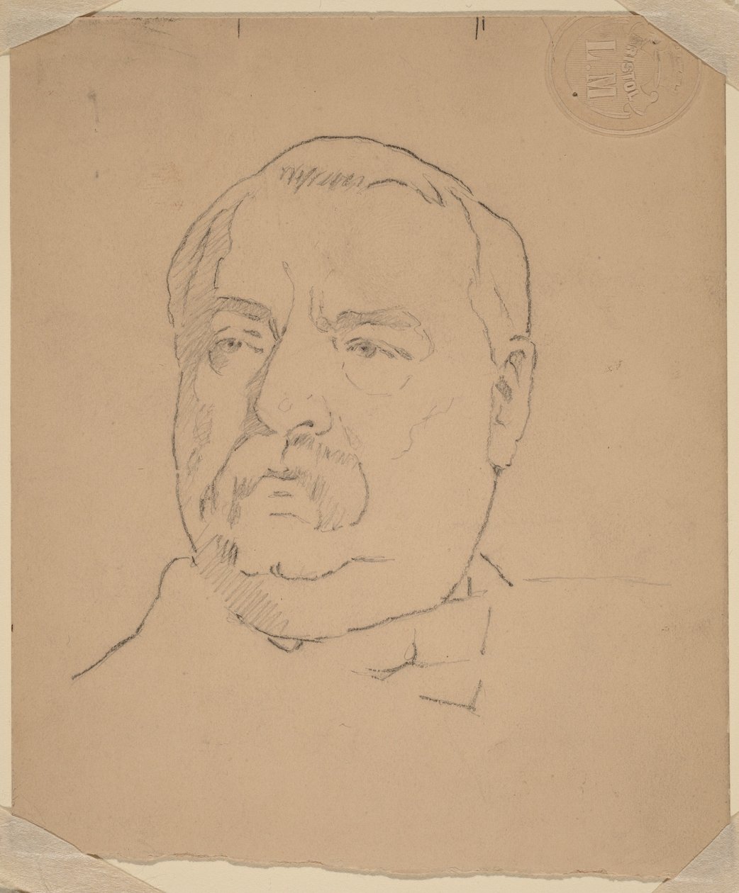 Grover Cleveland [anverso] de Eastman Johnson