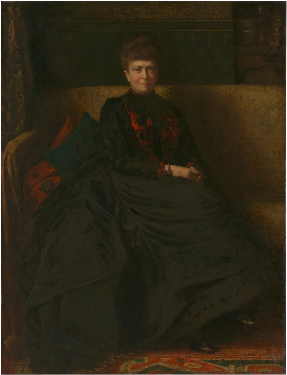 La señora Eastman Johnson de Eastman Johnson