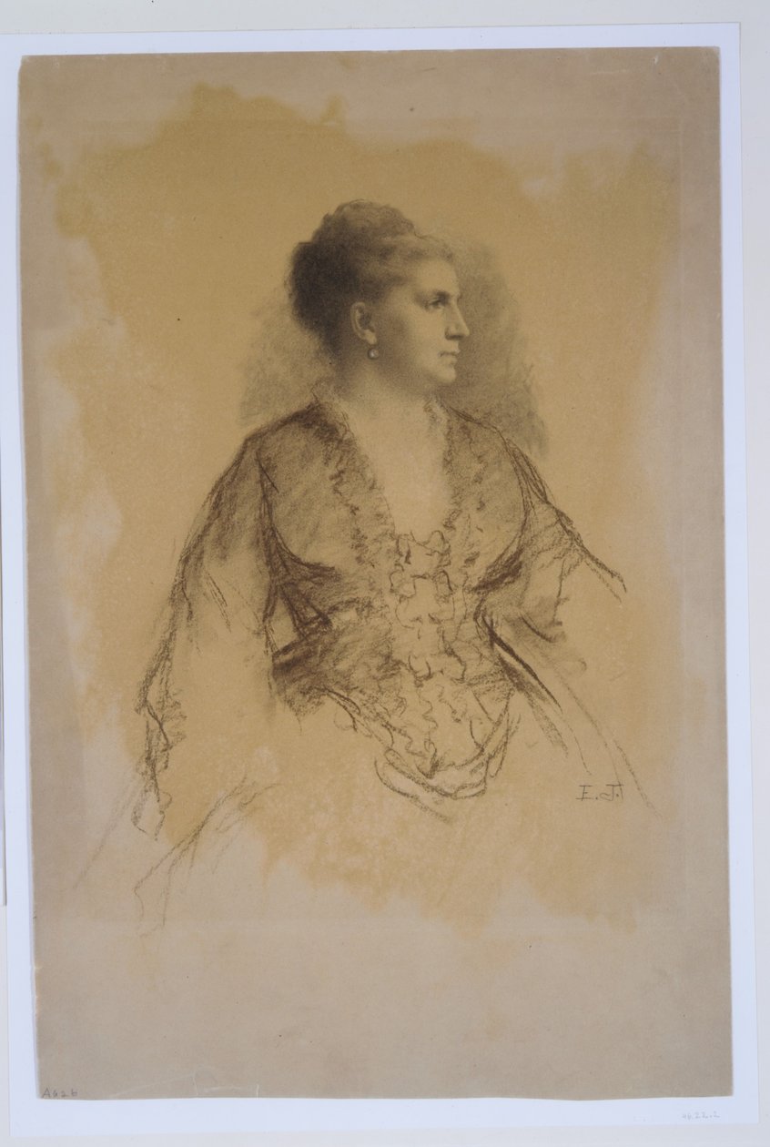 Retrato de una mujer de Eastman Johnson