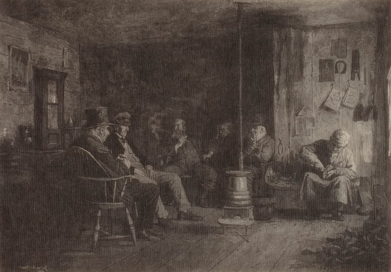 La Escuela de Filosofía de Nantucket de Eastman Johnson