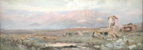 La Campagna, cerca de Roma de Ebenezer Wake Cook