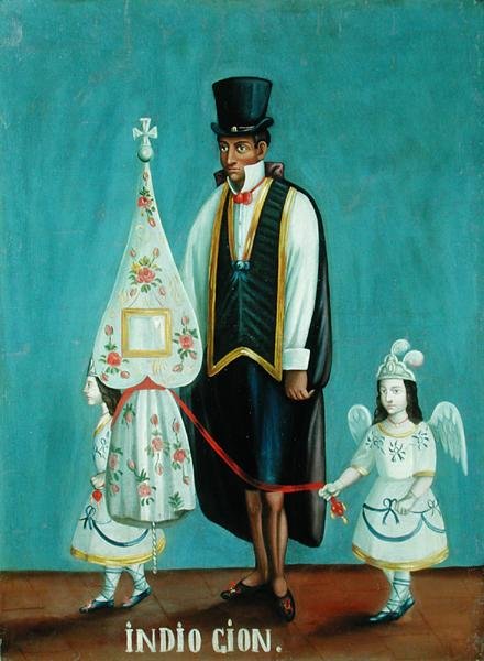 Indio Cion, c.1875 de Ecuadorian School