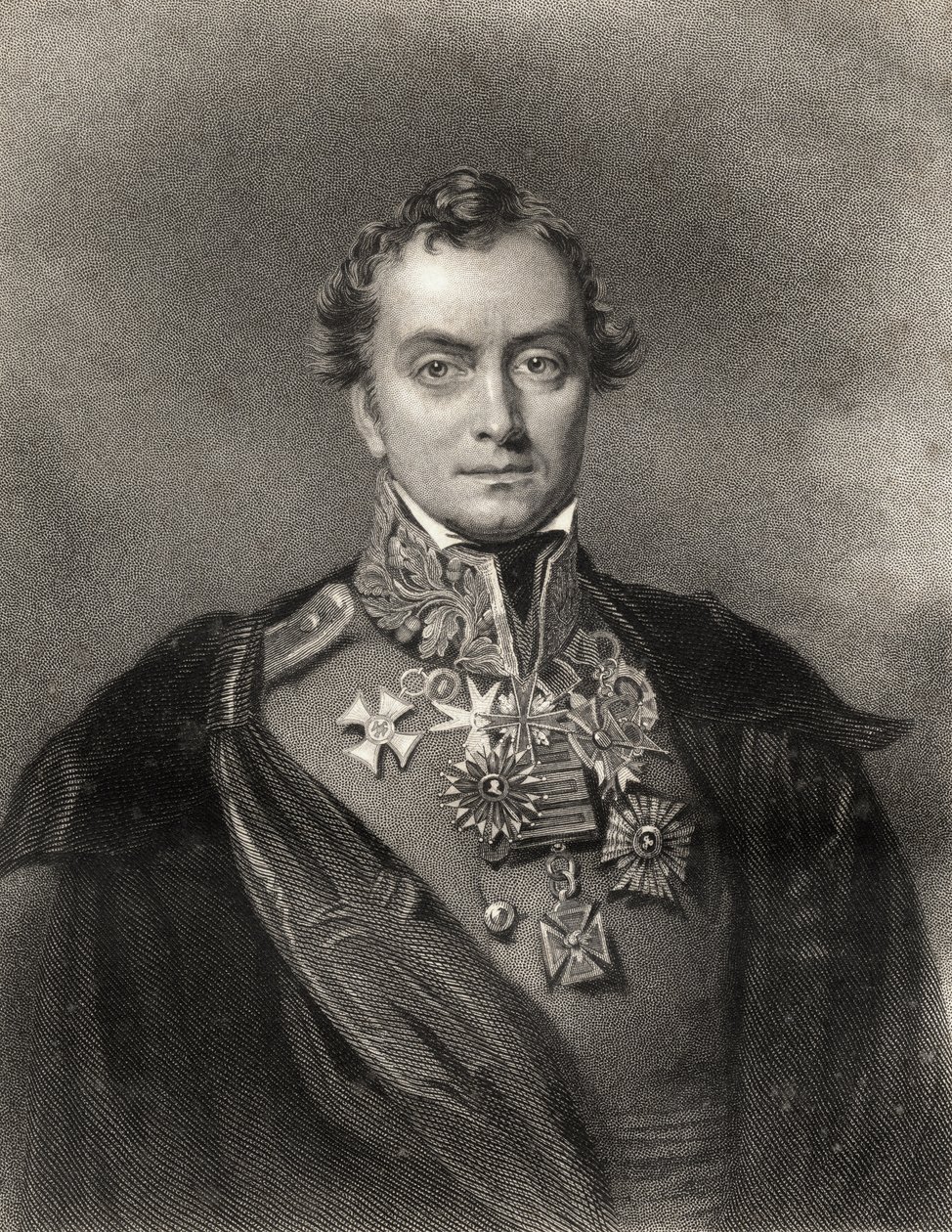 Henry Hardinge, grabado por F. Holl, de 