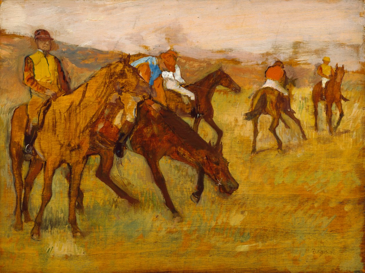 Antes de la carrera de Edgar Degas