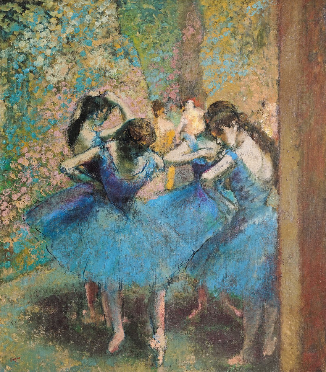 Bailarinas en azul, 1890 de Edgar Degas