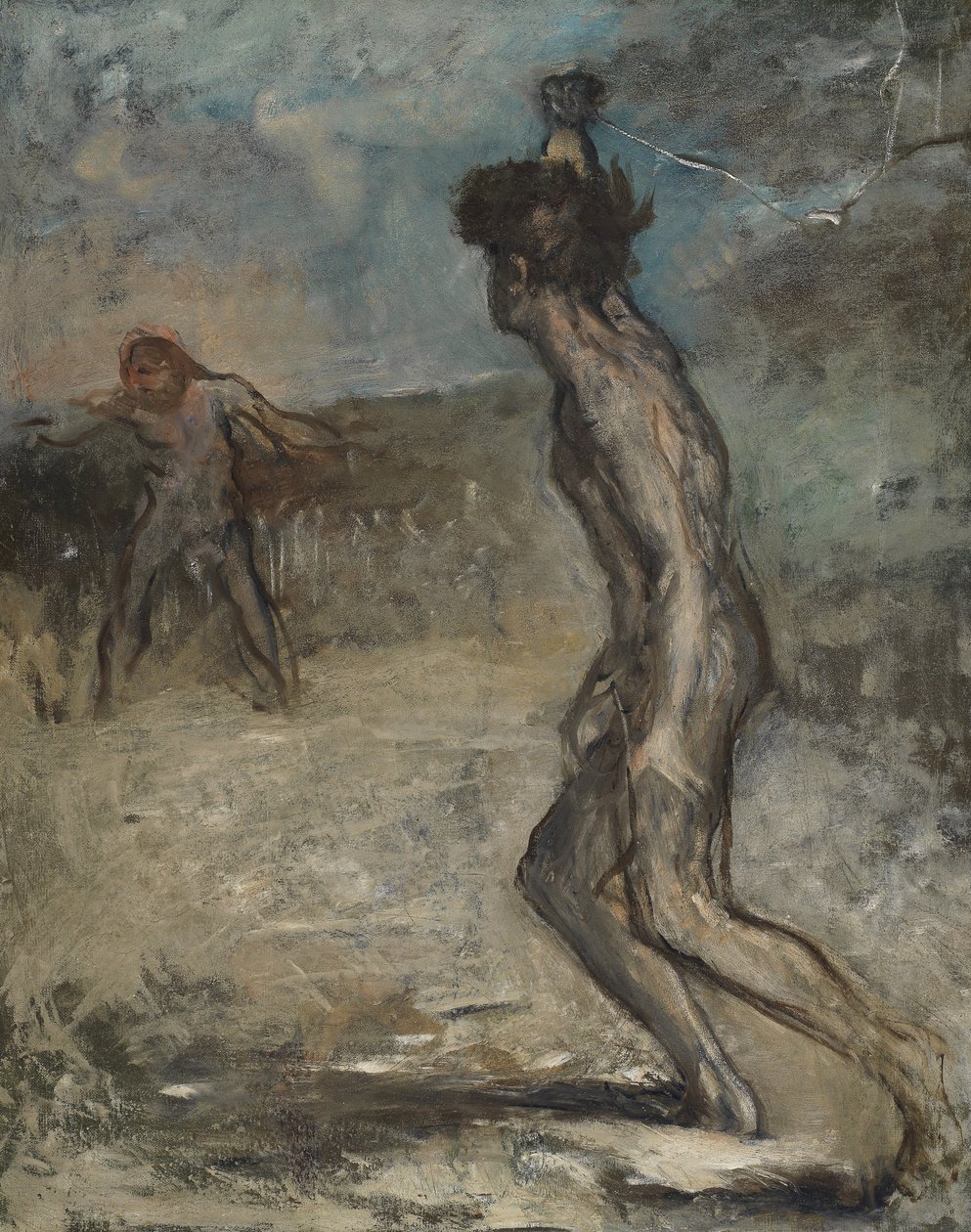 David y Goliat, c.1857 de Edgar Degas