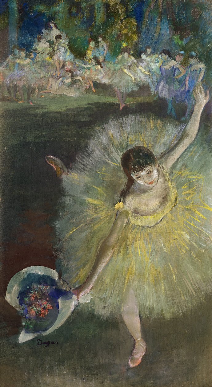 Fin de una Arabesca, 1877 de Edgar Degas