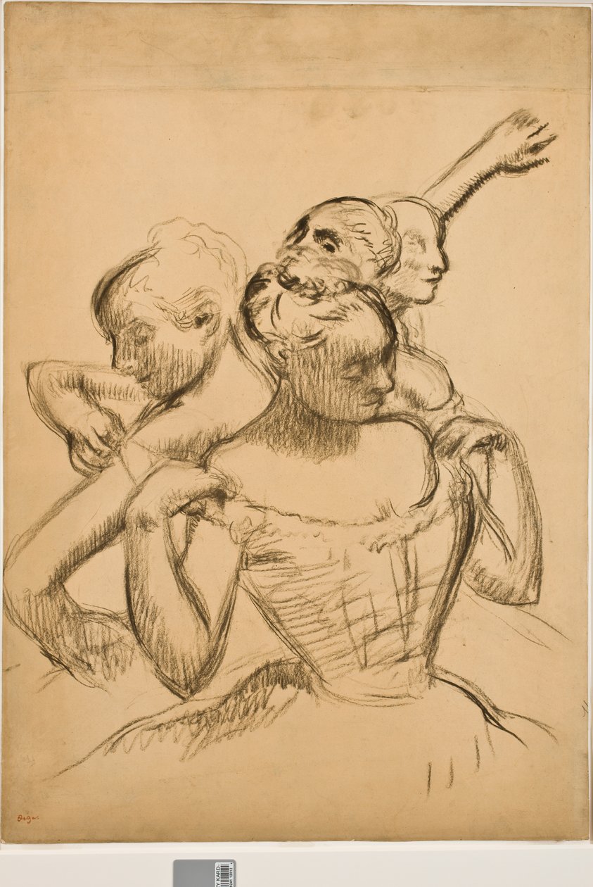 Grupo de cuatro bailarinas, c.1902 de Edgar Degas