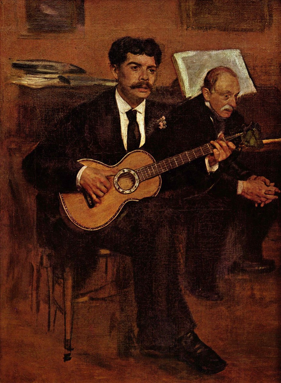 Lorenzo Pagans y Auguste de Gas de Edgar Degas